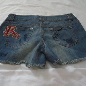 College Classics FSU Florida State Denim Shorts